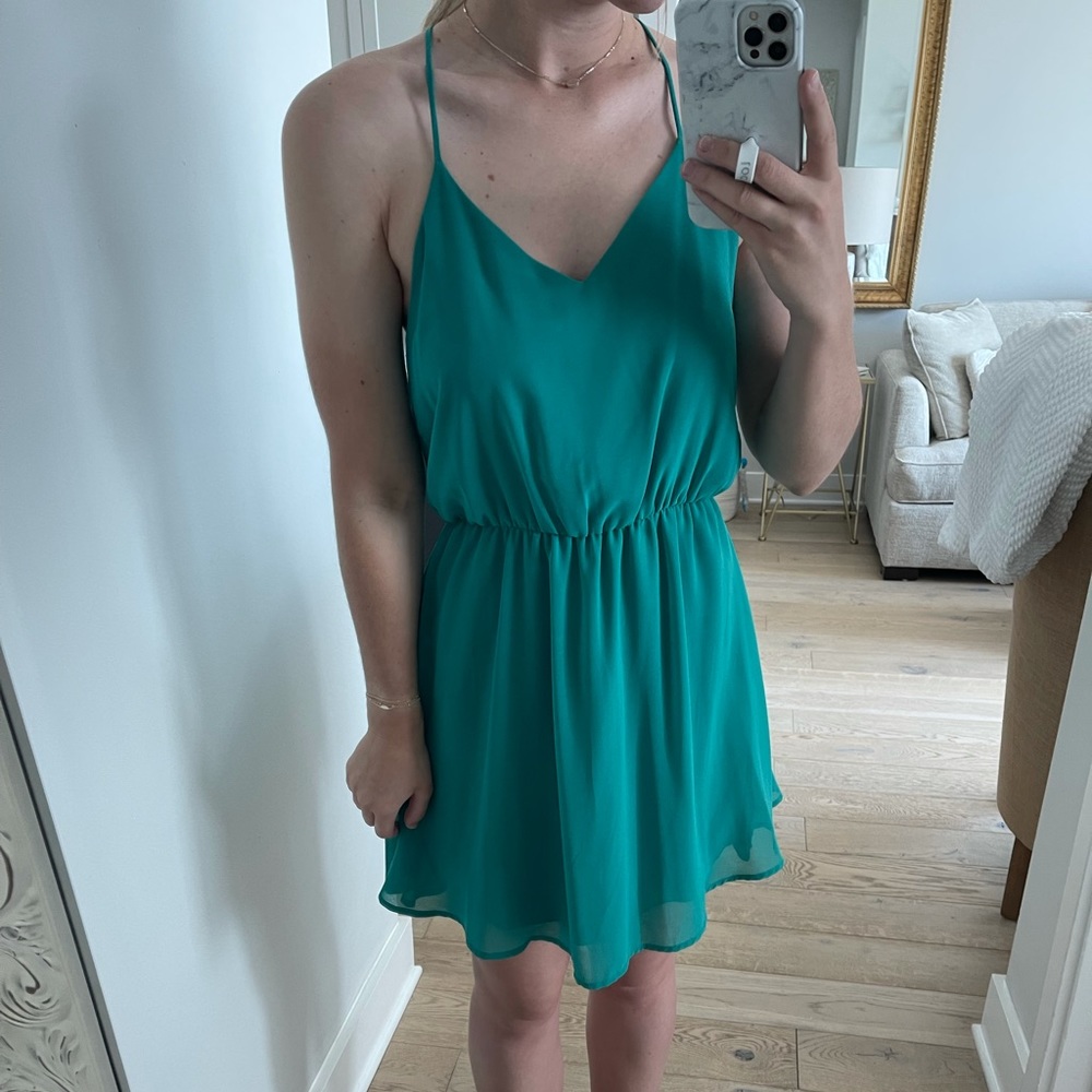 Green Halter Sundress